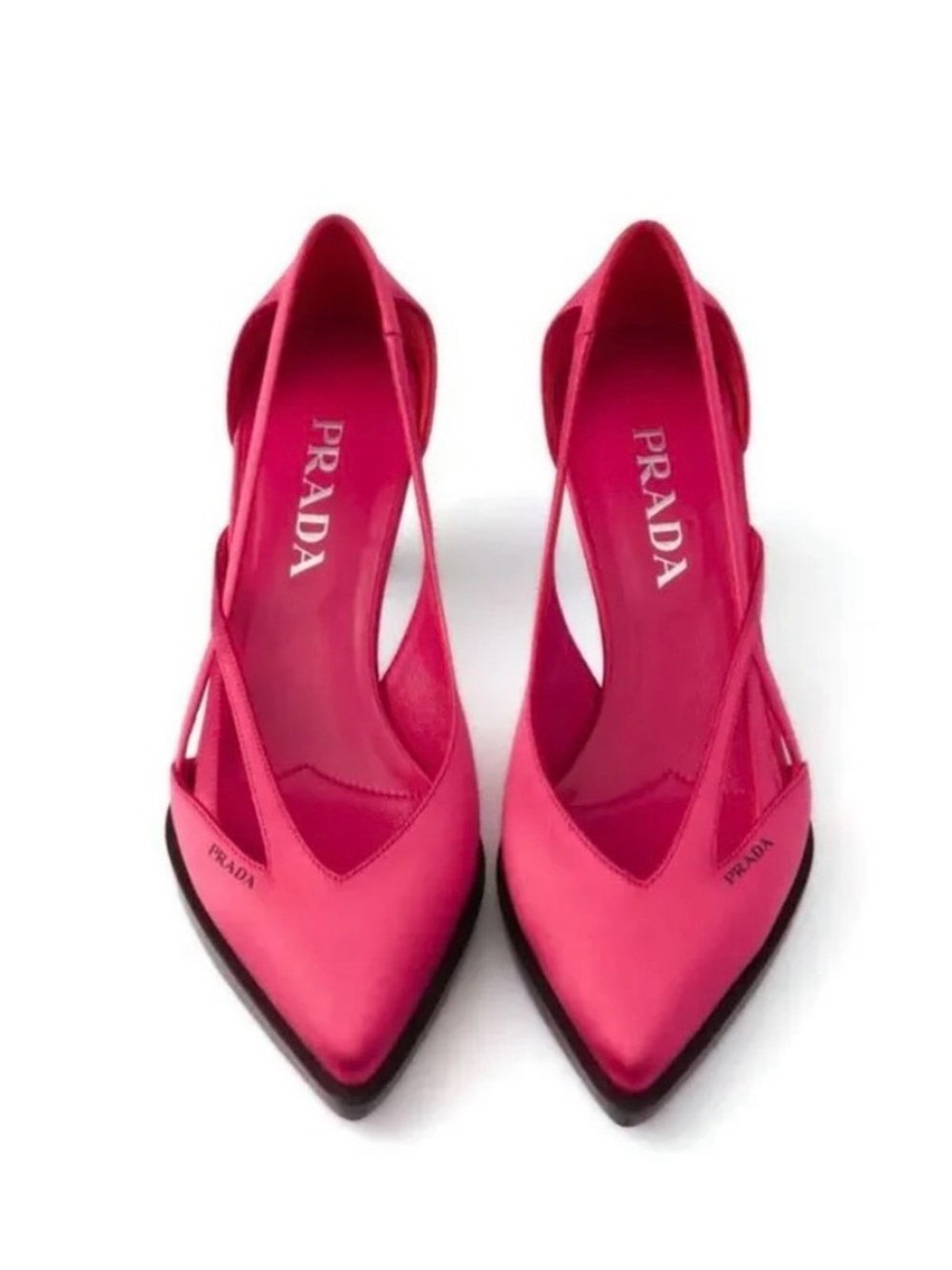 Prada Pink cut out heels